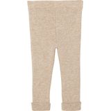 Tricot - Babylegging - Beige - Elastische Tailleband - Omgeslagen Broekspijpen