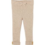 Tricot - Babylegging - Beige - Elastische Tailleband - Omgeslagen Broekspijpen