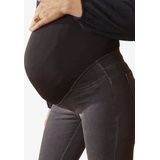 Naadloze Tregging - Denim-Effect - Stretchstof - Zwart