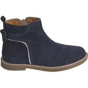 Leren Laarsjes - Marineblauw - Enkellaarsjes