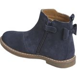 Leren Laarsjes - Marineblauw - Enkellaarsjes