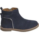 Leren Laarsjes - Marineblauw - Enkellaarsjes