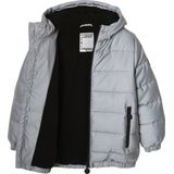 Vertbaudet - Fleecegevoerde Jas - Met Capuchon - Reflecterend Effect