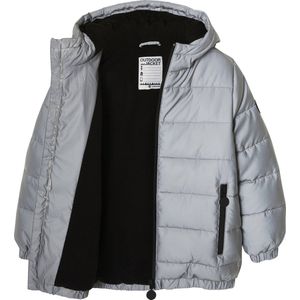 Vertbaudet - Fleecegevoerde Jas - Met Capuchon - Reflecterend Effect