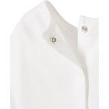 Vertbaudet - T-shirt - Wit - 100% Katoen - Lange Mouwen, Drukknopen Achterzijde