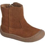 Vertbaudet - Zachte Leren Laarzen - Roze - Splitleer - Fleece Voering