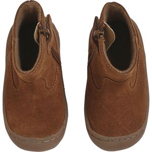 Vertbaudet - Zachte Leren Laarzen - Roze - Splitleer - Fleece Voering