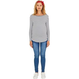 Vertbaudet - Crossover T-shirt - Gestreept - Voor Zwangerschap en Borstvoeding