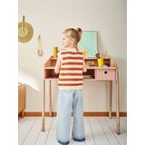 Basisschoolbureau - Ligne Amazone - Hout/Metaal - 90 cm Hoogte