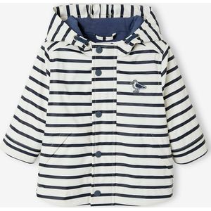 Vertbaudet - Gevoerde Oliejas - Baby - Waterafstotend - Met Capuchon