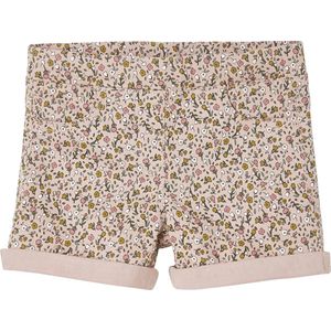 Tregging - Bloemenprint - Rozeblush - 97% Katoen, 3% Elastaan