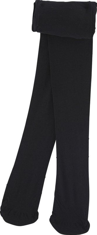 Panty - Zwart - 85% Polyamide 15% Elastaan - Zwangerschapspanty met Werkje