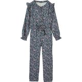 Gebloemde - Jumpsuit - Donkergroen - 100% Viscose