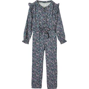 Gebloemde - Jumpsuit - Donkergroen - 100% Viscose