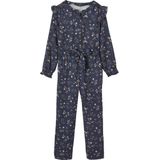 Vertbaudet - Gebloemde Jumpsuit - Meisjes - Multicolor - 100% Viscose