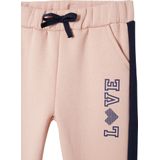Vertbaudet Fleece sportbroek met strepen aan de zijkant voor meisjes