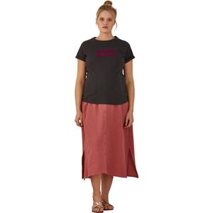 Vertbaudet - Lange Zwangerschapsrok - Terracotta - Katoengaas