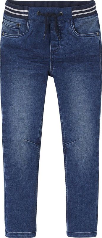 Vertbaudet Rechte fleecebroek jongens denim look