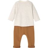 Set - Shirt en Broek - Gestreept - Katoen - Baby