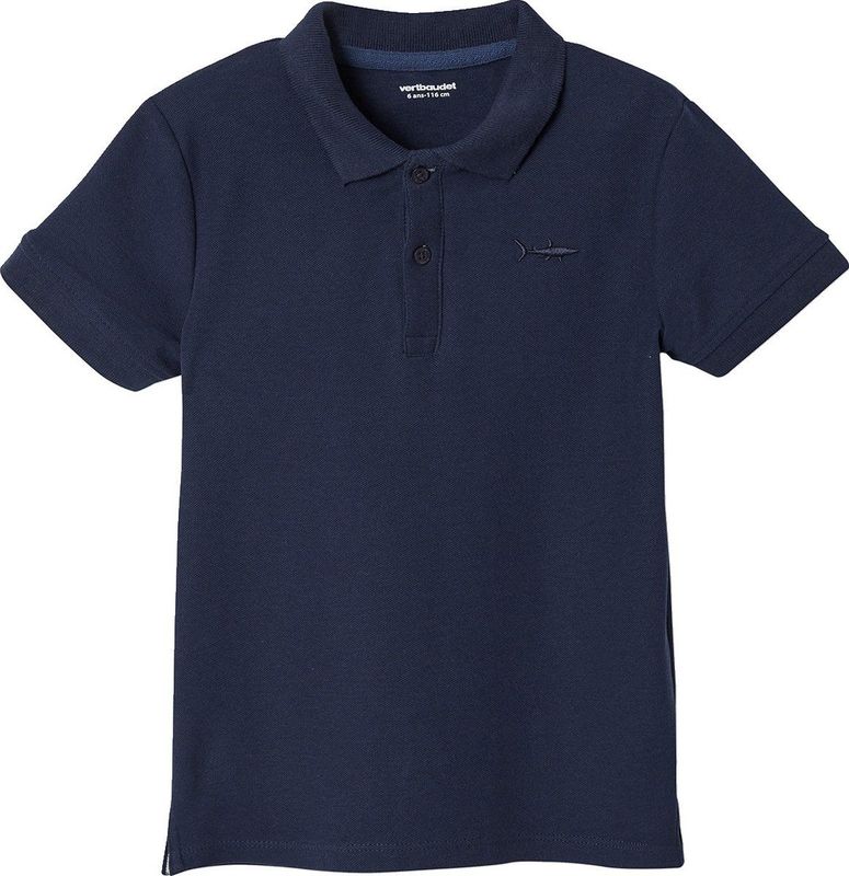 Vertbaudet - Poloshirt - Korte Mouwen - Jongens - Borduurwerk op de Borst