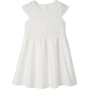 Jurk - Ronde Hals - Macrame - Katoen - Gelaagd Effect