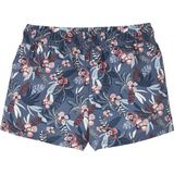 Zwemshort - Tropische Print - Meisjes - Blauw - 100% Polyester