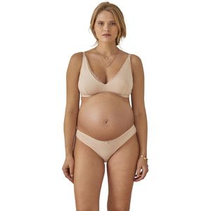 Vertbaudet - Set van 3 Katoenen Slips - Beige Rood Zwart - Stretchkatoen