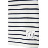 Gestreept T-shirt - Marine - Katoen - Korte Mouwen