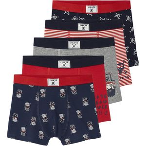 Vertbaudet - Set van 5 - Boxershorts - Multicolor - 95% Katoen, 5% Elastaan