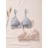 Vertbaudet - Voedingsbeha - Set van 2 - Katoen - Frameloos ontwerp