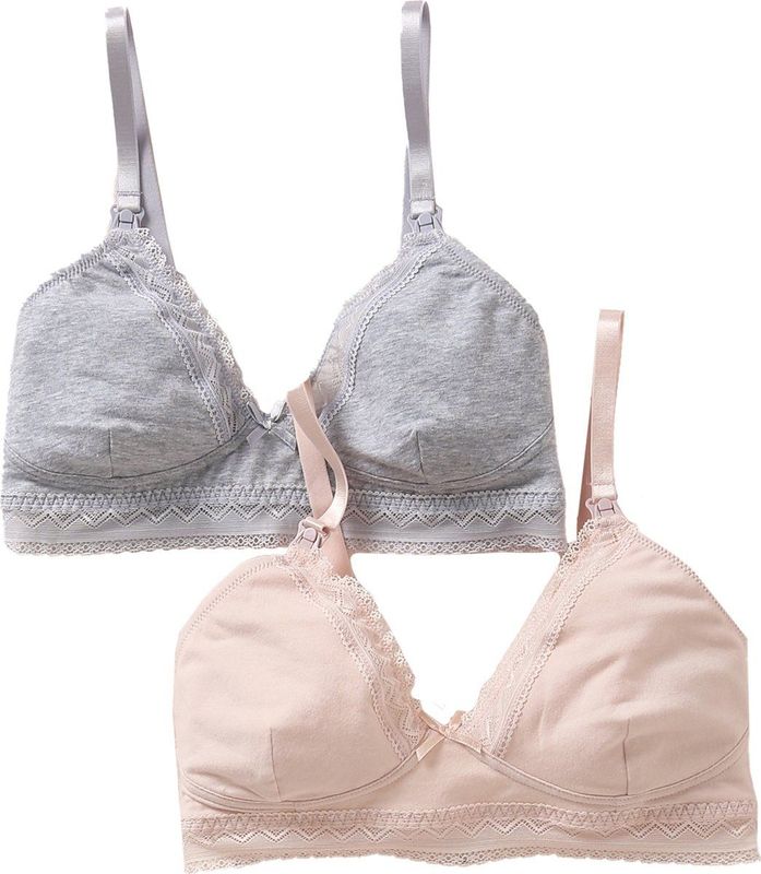 Vertbaudet - Voedingsbeha - Set van 2 - Katoen - Frameloos ontwerp