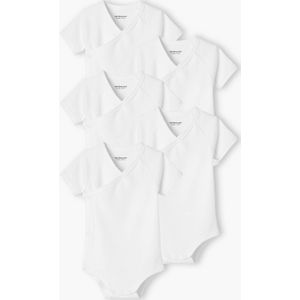 Set - Rompertjes - Ivoor - 100% Katoen - Opening voor Pasgeborenen