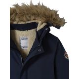 Jongensparka - Marineblauw - Gerecycleerde Polyester Voering - Met Capuchon