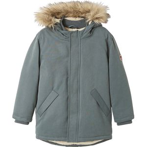 Vertbaudet Jongensparka met capuchon en gerecyclede polyester voering