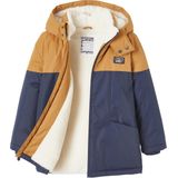 Vertbaudet - Technische Parka - Jongens - Met Capuchon - Colorblock - Waterafstotend
