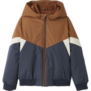 Jacks - Windjack - Blauw - Waterafstotend Polyester - Gevoerde Capuchon