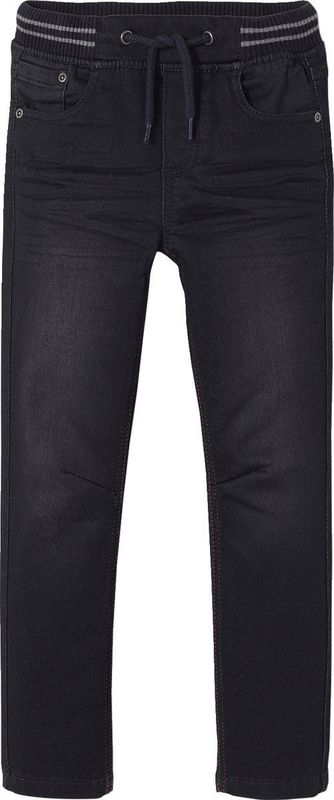 Vertbaudet Rechte fleecebroek jongens denim look