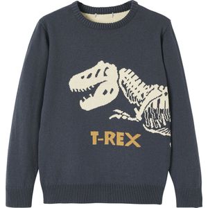 Vertbaudet Jongensjacquardtrui met dinosaurusmotief