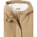 Mantel - Geel - Met Capuchon - Wol - Sherpa Voering - Voor Meisjes