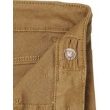 Vertbaudet Slim-fit broek met hoge taille en geborduurde bloemen voor meisjes