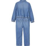Vertbaudet - Jumpsuit - Denim - Meisjes - Lange Mouwen - Katoen