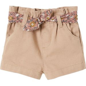 Babyshort - Katoen - Elastische Taille - Met Stoffen Riem