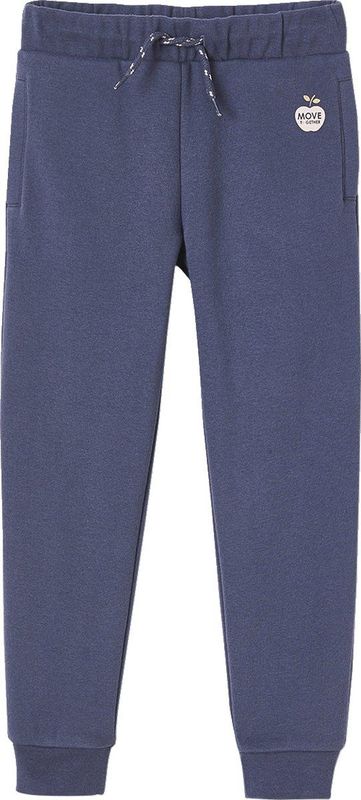 Vertbaudet - Molton Joggingbroek - Gemêleerd Grijs - Voor Meisjes