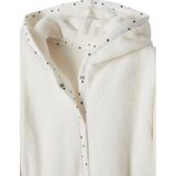 Badjas - Ivoor - Personaliseerbare Pluche Kat - Voor Meisjes - Lange Mouwen