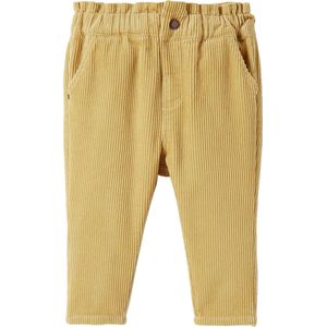 Corduroy Babybroek - Groen - 100% Katoen - Elastische Tailleband
