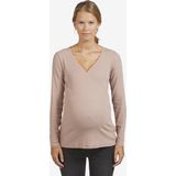 Vertbaudet Gekruist T-shirt met V-hals voor zwangerschaps- en borstvoeding