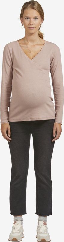 Vertbaudet Gekruist T-shirt met V-hals voor zwangerschaps- en borstvoeding