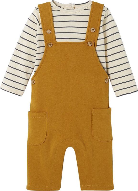 Babyset - Fleece - Effen - Grijs - 59% Katoen 41% Polyester