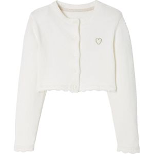 Vertbaudet Kort meisjesvest met stikseldetails