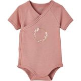 Set van 5 Rompertjes - Lichtroze - Korte Mouwen - Voor Pasgeborenen